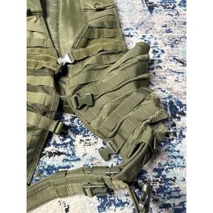 VISM NcSTAR Tactical Modular Vest Olive Drab Green MOLLE Mesh Airsoft Hunting